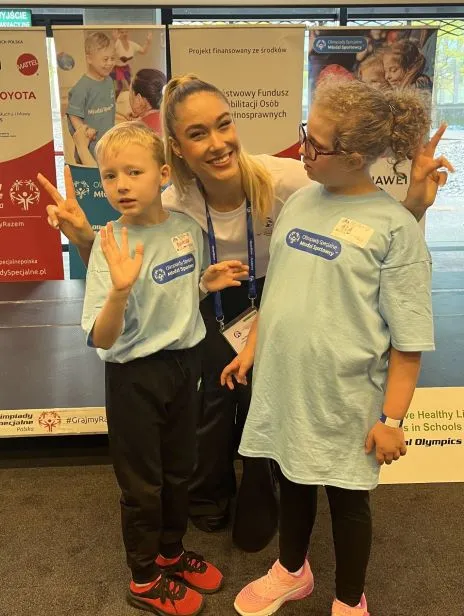 Młodzi Sportowcy z ZSS nr 85 z Idą Nowakowską