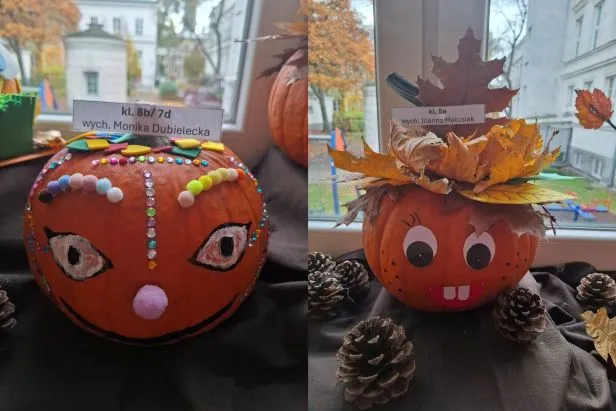 Dynie wykonane przez klasy 8b_7d i 5a