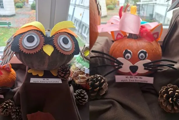 Dynie wykonane przez klasy 3c i 6f_7e_8c_4c