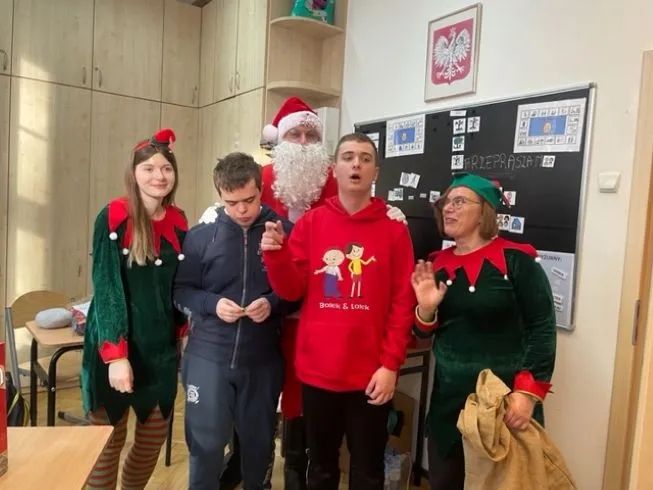 wizyta Mikołaja w kl.1I 