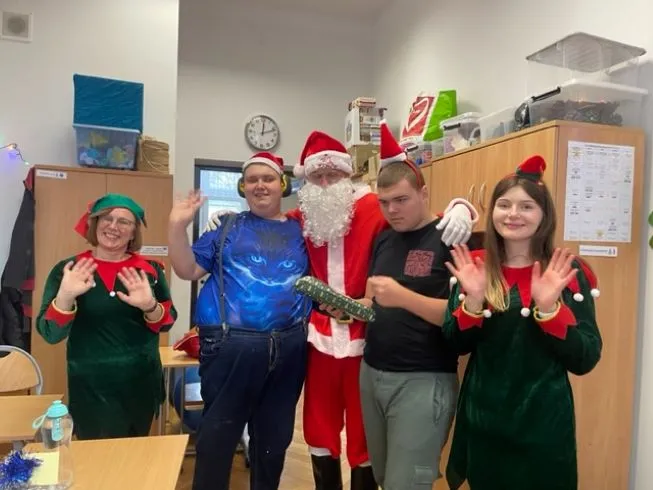 Wizyta Mikołaja w kl.8a