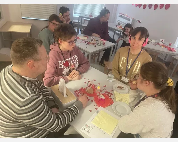 Walentynkowa atmosfera pełna serdeczności i współpracy.