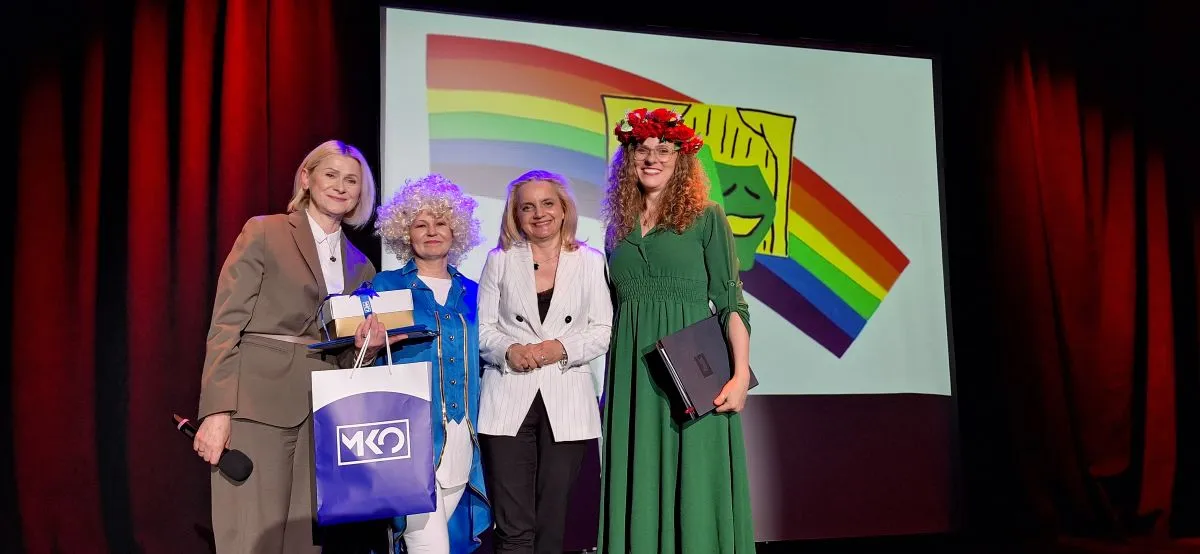 Podczas otwarcia przeglądu głos zabrała Pani kurator Wioletta Krzyżanowska